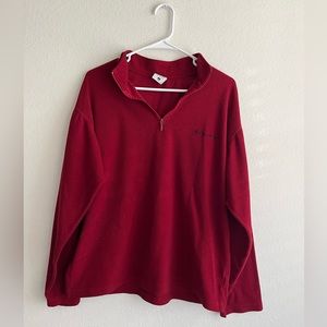 Mens comfortable Columbia quarter zip sweater